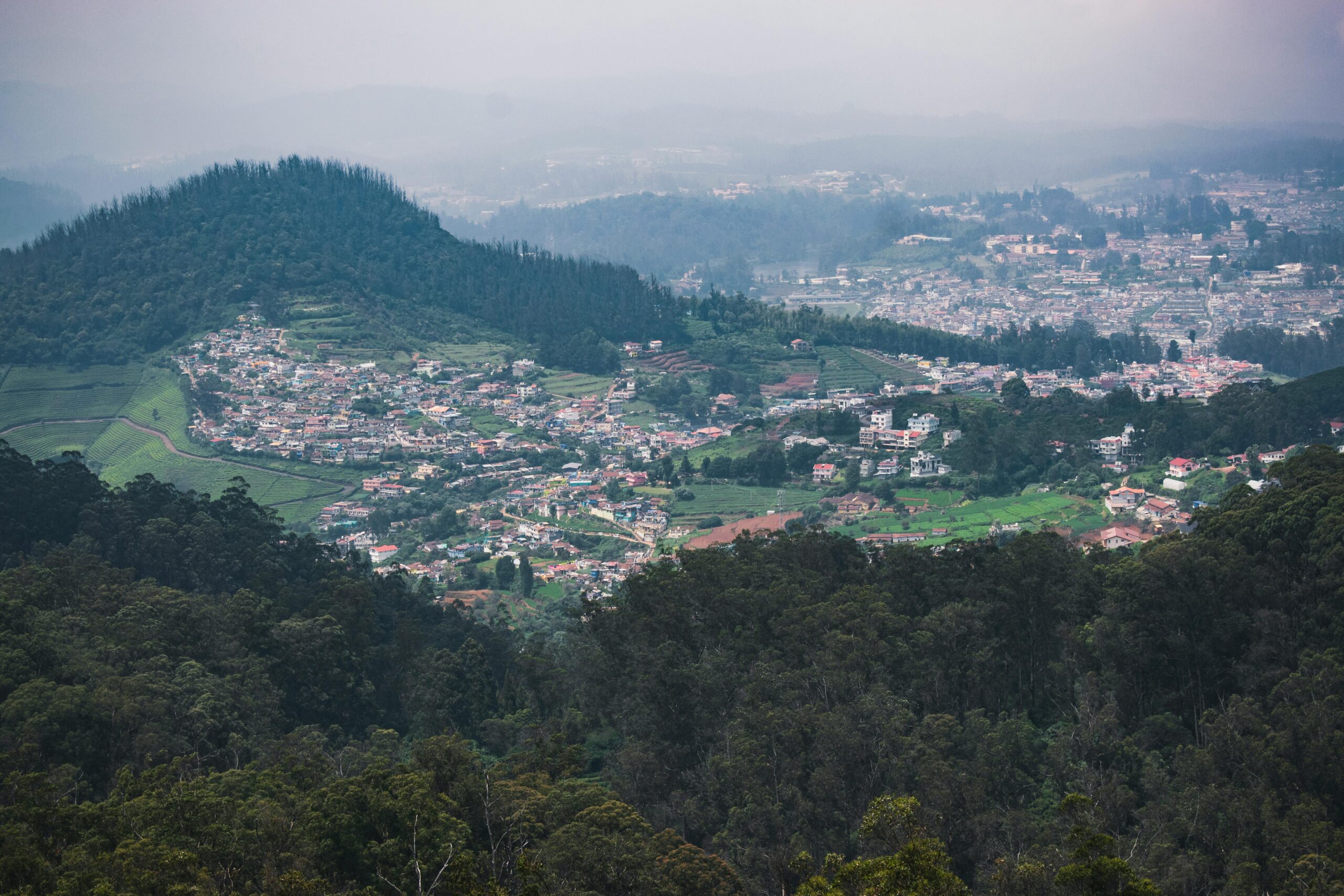 Houses in the Mountains next to Dodabetta